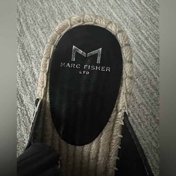 Mark Fisher Wedge Leather Espadrilles - size 8 - Picture 7 of 7